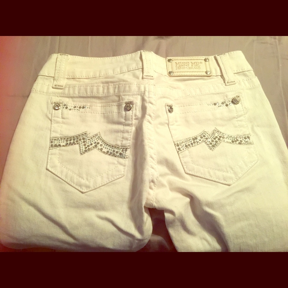 White Miss Me Jeans